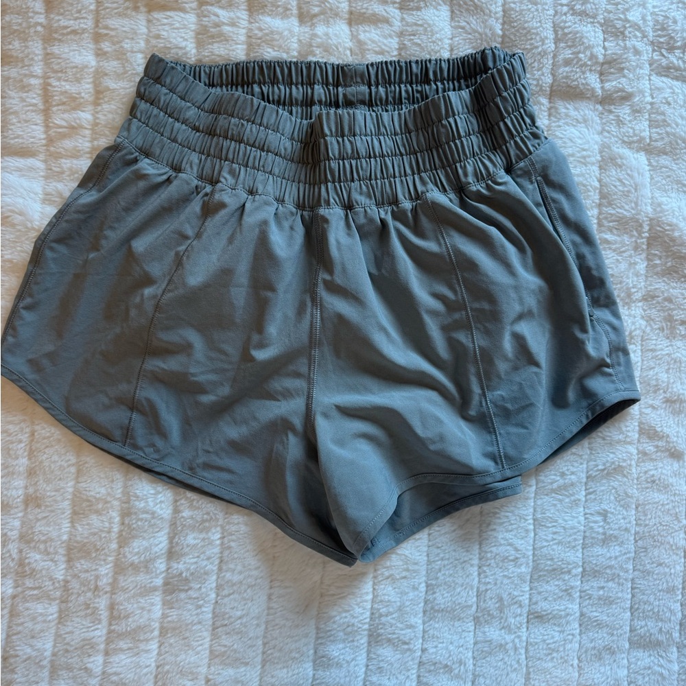 Amazon Gray Athletic Shorts with Elastic Waistband